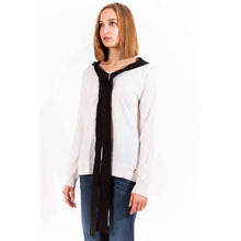 White Wool Women Sweater Love Moschino