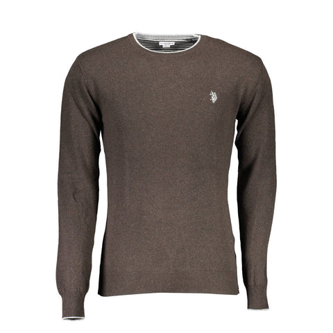 Brown Wool Men Sweater U.S. POLO ASSN.