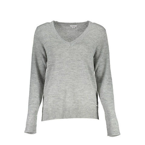 Silver Wool Women Sweater U.S. POLO ASSN.