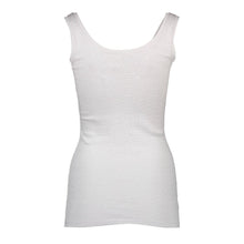 White Cotton Women's Tank Top Silvian Heach