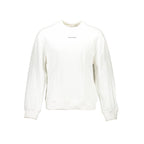 White Cotton Unisex Sweatshirt Calvin Klein