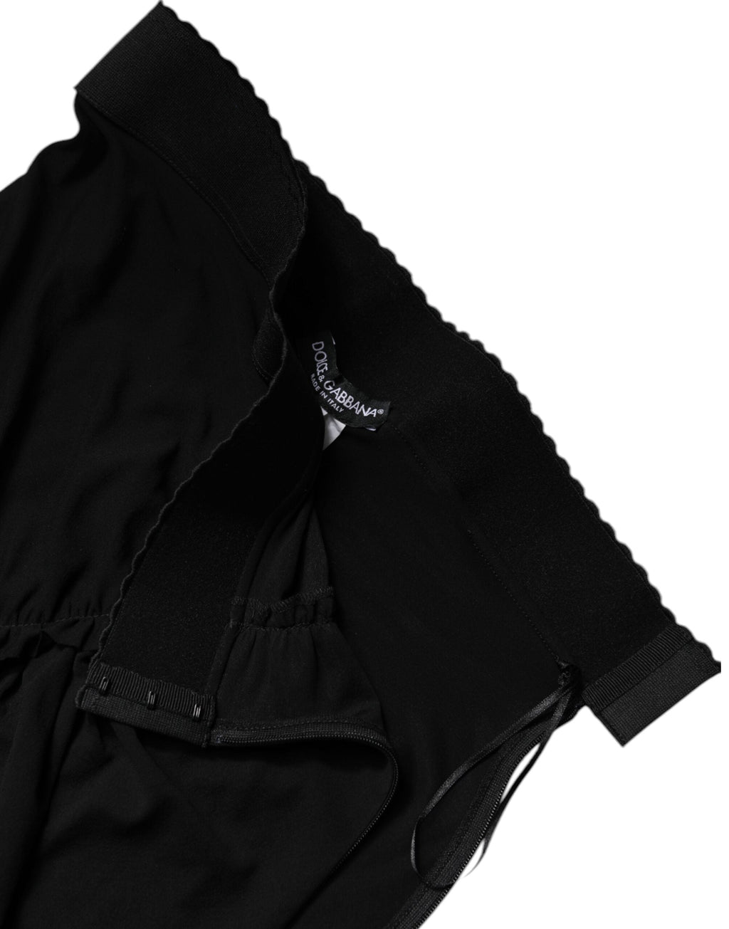 Black Mermaid Cut High Waist Midi Skirt Dolce & Gabbana