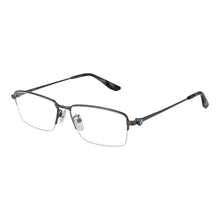 Silver Men Glasses Frame BMW