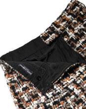 Dolce & Gabbana Multicolor High Waist Tartan Tweed Mini Skirt