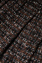 Dolce & Gabbana Multicolor High Waist Tartan Tweed Mini Skirt