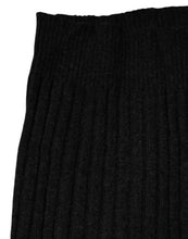 Dolce & Gabbana Black Cashmere Knitted Neck Warmer Foulard Scarf