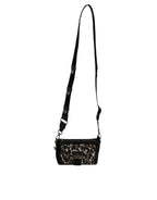 Dolce & Gabbana Multicolor Leopard Jacquard Crossbody Bag