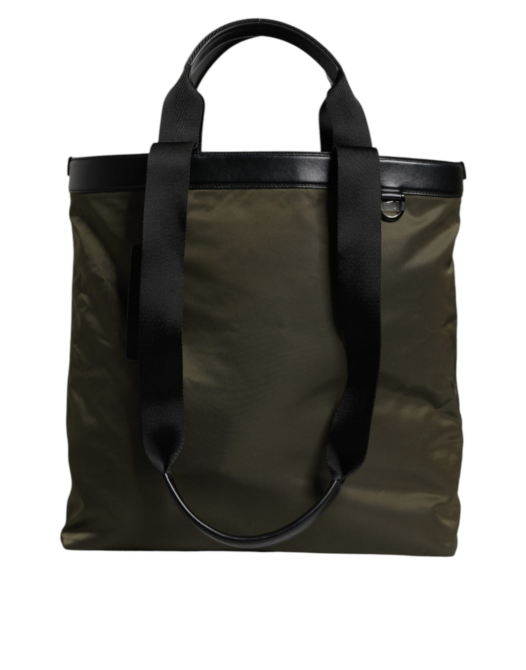 Dolce & Gabbana Military Green Nylon Shoulder Strap Tote Bag