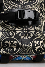 Dolce & Gabbana Multicolor Maiolica Print Nylon Backpack Bag