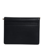 Dolce & Gabbana Black Calfskin Leather Shoulder Strap Bag