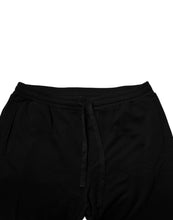 Dolce & Gabbana Black Cotton Crown Logo Jogger Pants