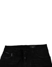 Dolce & Gabbana Black Ripped Cotton Skinny Men Denim Jeans