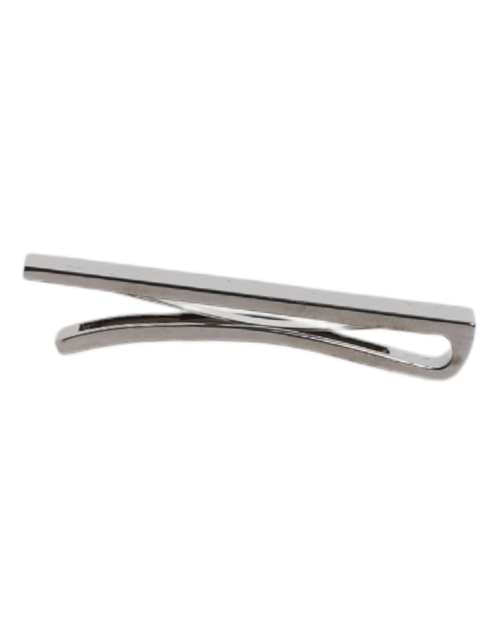 Dolce & Gabbana Black Tone Brass Logo Branded Tie Clip Bar
