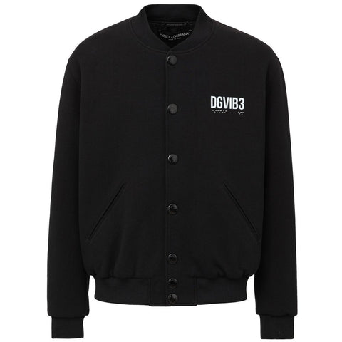 Dolce & Gabbana Black Viscose Jackets & Coat
