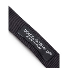 Dolce & Gabbana Black Silk Bowty