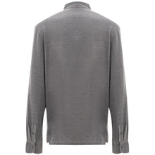 Corneliani Gray Cotton Polo Shirt