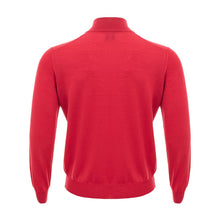 Gran Sasso Elegant Crimson Wool T-Shirt for Men
