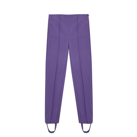 Lardini Elegant Purple Viscose Pants