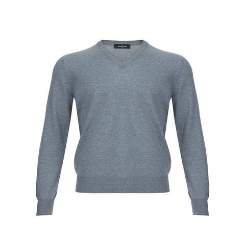 Gran Sasso Elegant Cashmere Sweater in Chic Gray