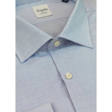 Blue Cotton Men's Shirt Bagutta