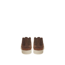 Lardini Elegant Suede Sneakers in Rich Brown