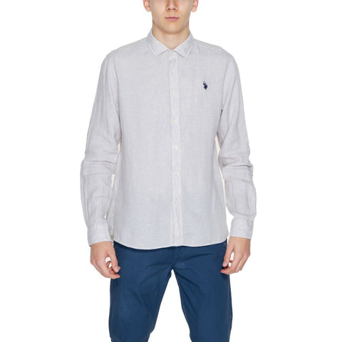 U.S. POLO ASSN. Beige Linen Shirt