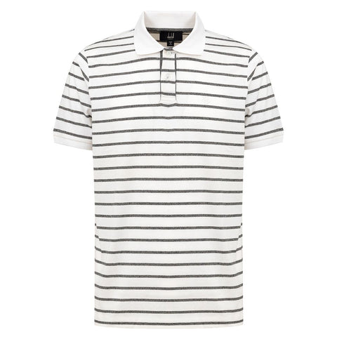 Dunhill White Cotton Polo Shirt