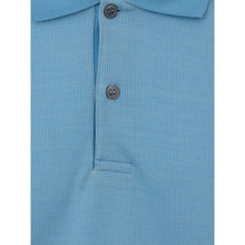 Dunhill Blue Cotton Polo Shirt
