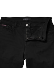 Dolce & Gabbana Black Cotton Mid Waisted Skinny Denim Jeans
