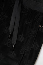 Dolce & Gabbana Black All-Over DG Logo Print Jogger Pants