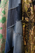 Dolce & Gabbana Multicolor Patchwork High Waisted Midi Skirt
