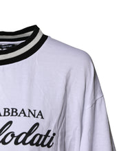 Dolce & Gabbana White Cotton DG Fashion Crew Neck Tee T-shirt