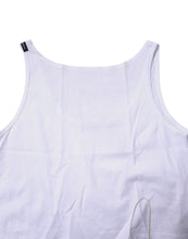 Dolce & Gabbana White Cotton Sleeveless Round Neck Tank Top