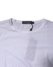 Dolce & Gabbana White Short Sleeves Round Neck Top T-shirt