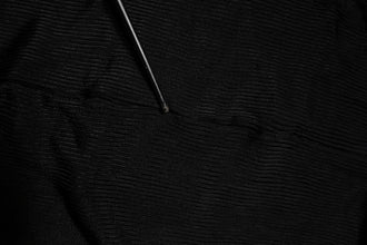Dolce & Gabbana Black Knit Long Sleeves Turtleneck Slim Top