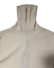 Dolce & Gabbana Cream Long Sleeves Turtleneck Slim Sweater
