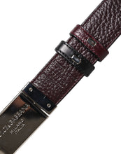 Dolce & Gabbana Black Brown Leather Metal Buckle Reversible Belt