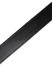 Dolce & Gabbana Blue Beige Leather Weaved Metal Buckle Belt