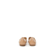 Christian Louboutin Beige Patent Leather Ballet Flat