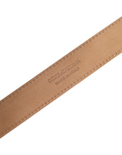 Dolce & Gabbana Metallic Yellow Leather Metal Logo Buckle Belt