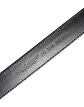 Dolce & Gabbana Black Brown Leather Classic Metal Buckle Belt