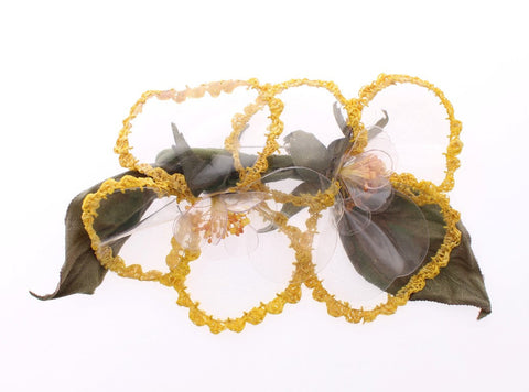 Floral Transparent HANDMADE Brooch Dolce & Gabbana