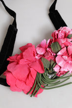 Dolce & Gabbana Multicolor Floral Applique Detail Tie Belt