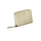 Calvin Klein Beige Polyester Woman Wallet