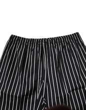 Dolce & Gabbana Black White Stripes Cotton Men Pajama Set Sleepwear