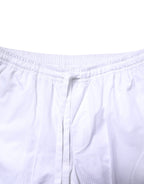 Dolce & Gabbana White Cotton Shirt Pants Pajama Set Sleepwear