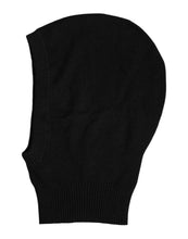 Dolce & Gabbana Black Cashmere Knitted Ski Mask Balaclava Hat