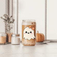 16oz Lil Boo Thang Glass Cup with Bamboo Lid & Straw #100162