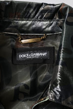Dolce & Gabbana Green DG Logo Print Bomber Full Zip Jacket