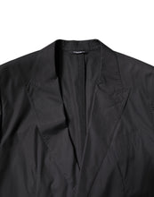 Dolce & Gabbana Black Cotton Single Breasted 2 Piece Suit